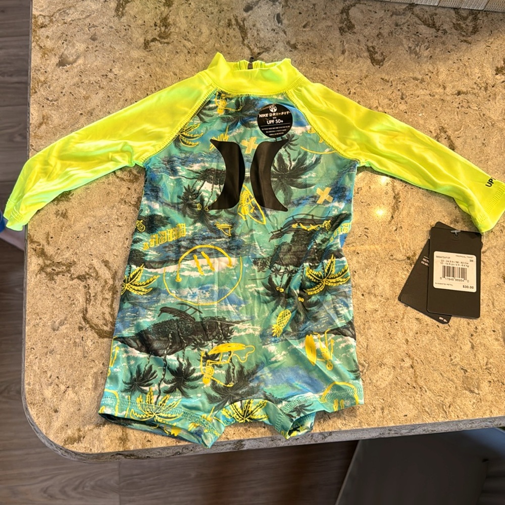 3 month Hurley SPF50+ swimsuit